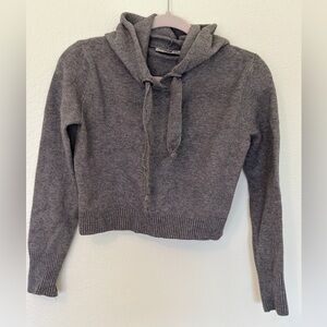 Zara Charcoal Cowl Neck Sweater